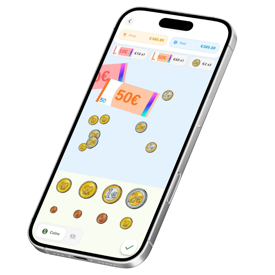 The Money Game: Learn to Give Change with Real Coins & Bills